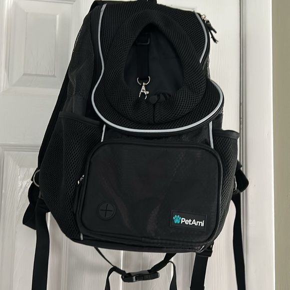 PET AMI DELUXE FRONTPET CARRIER BACKPACK AMI NWT - Picture 6 of 6